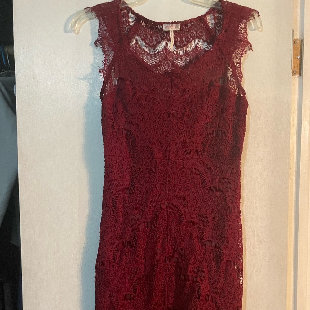 Free People Burgundy dress